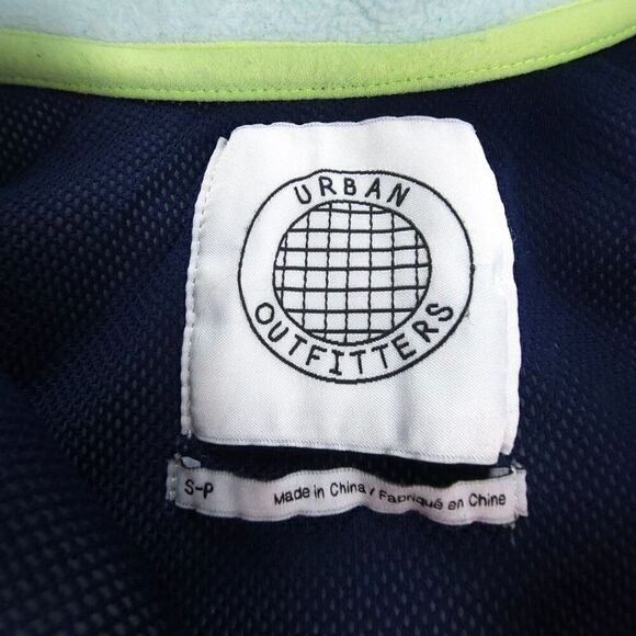 URBAN OUTFITTERS Vintage 90s Fleece Neon 1/2 Zip Sweater Jacket Small Gorpcore - Picture 2 of 9